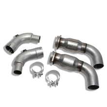 Load image into Gallery viewer, Ford Mustang GT 3 Inch High Flow Catted Mid Pipe Kit 15-23