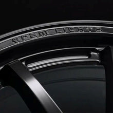 Load image into Gallery viewer, Gram Lights 57NR LIMITED II 18x9.5 +12 5-114.3 Semigloss Black Wheel w/ Black Cap/Stickers/Air Valve