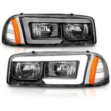 Load image into Gallery viewer, Raxiom 99-06 Chevrolet Sierra 1500 Axial Series LED DRL Headlights- Black Housing- Clear Lens