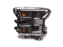 Load image into Gallery viewer, Raxiom 15-17 Ford F-150 XR Series LED Projector Headlights with DRL- Black Housing- Clear Lens