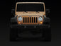 Raxiom 07-18 Jeep Warngler Axial Series 7-Inch LED Headlights w DRL/ Black Housing - Clear Lens