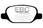 EBC 10-11 Fiat 500 1.4 (Bosch Calipers) Greenstuff Rear Brake Pads