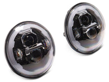 Load image into Gallery viewer, Raxiom 07-18 Jeep Warngler Axial Series 7-Inch LED Headlights w DRL/ Black Housing - Clear Lens