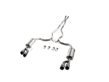 Load image into Gallery viewer, Roush 18-23 Mustang 5.0L V8 Black Tip Cat Back Exhaust Kit (Quad Tip Non-Active)