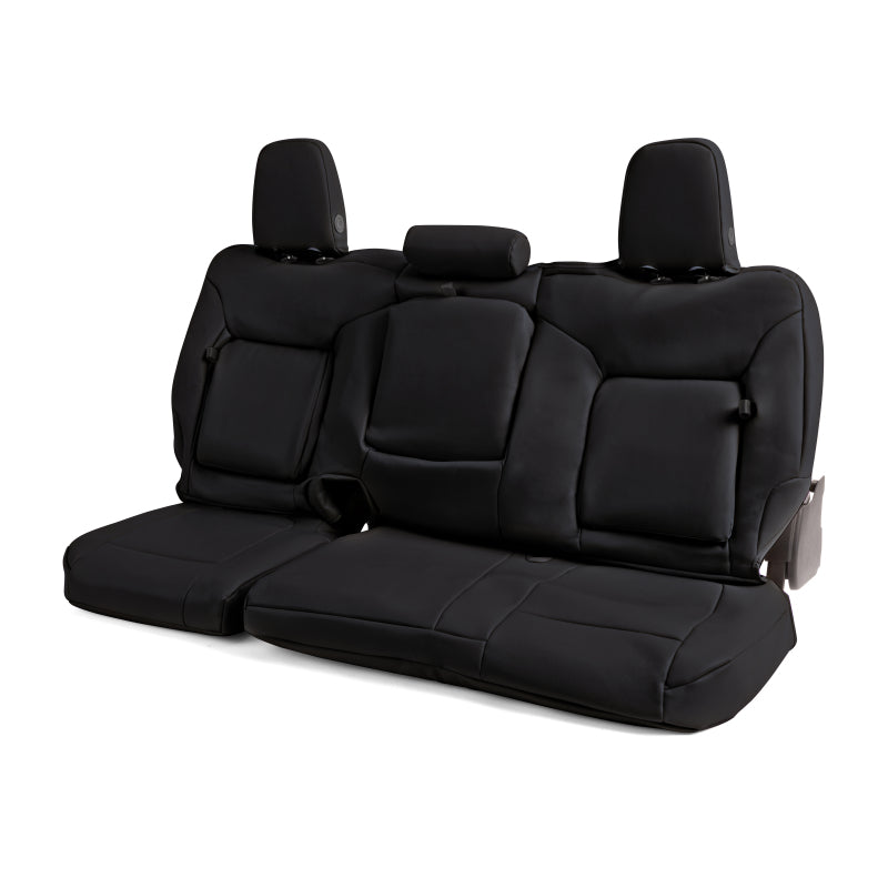 Covercraft 14-18 Chevrolet Silverado/GMC Leatherette PrecisionFitSecond Row Seat Covers - Blk