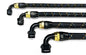 GReddy AN12 120 DEGREE HOSE END SWIVEL BLACK/GOLD ANODIZED