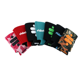 Ridetech Can Coozie - Red w/ White Logo