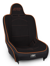 Load image into Gallery viewer, PRP Premier High Back Suspension Seat- Black/Orange Tweed