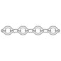 Cometic Ford Windsor .060in HTS Exhaust Mani Gskt Set-1.422in x 1.625in