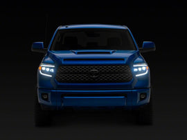 Raxiom 14-21 Toyota Tundra CXR Series LED Headlights- Black Housing- Clear Lens