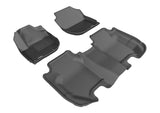 3D MAXpider 2015-2020 Honda Fit Kagu 1st & 2nd Row Floormats - Black