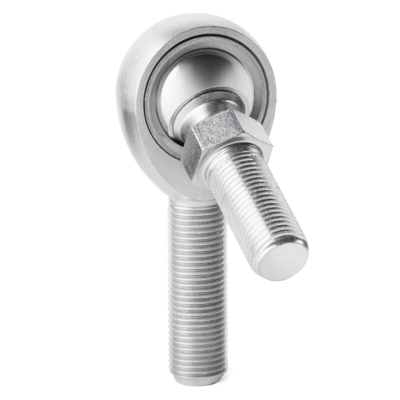 QA1 H Series 3-Pc Rod End - Male/Left Hand - .3125in Bore x 3/8-24 w/Stud - Alloy Steel w/PTFE