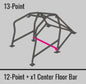 Cusco Steel Roll Cage 13 Point 2 Passenger Escape Dash 2015 Subaru WRX / STI