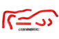 HPS Performance Silicone Hose Kit - Heater Hose 57-1433-RED