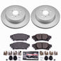 Power Stop 14-15 Lexus IS250 Rear Z23 Coated Brake Kit