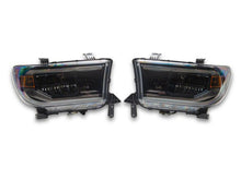Load image into Gallery viewer, Raxiom 07-13 Toyota Tundra CXR Series LED Projector Headlights- Black Housing- Clear Lens