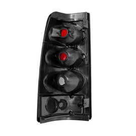 Raxiom 03-06 Chevrolet Silverado 1500 Fleetside Axial Series TailLights-CarbonFiber-Rd/Clear Lens