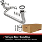 BRE Exhaust 88-93 C1500 C2500 K1500 K2500 4.3L 5.0L Front Pipe Kit