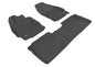 3D MAXpider 2011-2013 Scion TC Kagu 1st & 2nd Row Floormats - Black