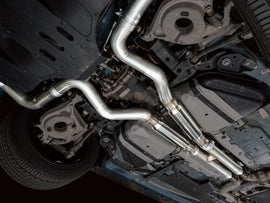 AWE Tuning 21-23 Ford Mustang Mach 1 SwitchPath Cat Back Exhaust w/ Quad Chrome Silver Tips