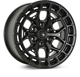 Vossen HFX-6 22x10 - 6x135 - ET-18 - Super Deep - 87.1 - Satin Black Wheel