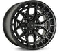 Vossen HFX-6 22x12 - 6x135 - ET-44 - Ultra Deep - 87.1 - Satin Black Wheel