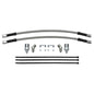 Wilwood 89-98 Nissan 240SX / 89-02 Nissan Skyline Rear Flexline Kit (M10x1.0 to 1/8-27)