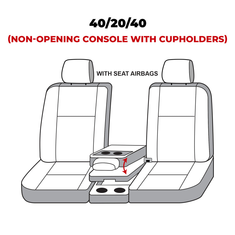 Covercraft 19-20 Ford F-150 Carhartt Super Dux SeatSaver Custom Front Row Seat Covers - Black