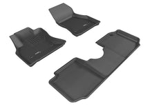Load image into Gallery viewer, 3D MAXpider 2014-2019 Fiat 500L Kagu 1st &amp; 2nd Row Floormats - Black