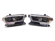 Load image into Gallery viewer, Raxiom 16-23 Toyota Tacoma Axial Series OE Replacement Headlights- Black Housing- Clear Lens