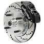 Wilwood 70-72 Porsche 914 Front Powerlite Brake Kit Drilled & Slotted - Black