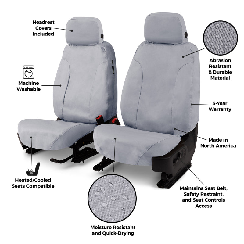 Covercraft 26 Toyota RAV4 Hybrid SeatSaver Custom Seat Cover - Polycotton Grey