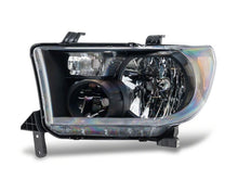 Load image into Gallery viewer, Raxiom 07-13 Toyota Tundra OEM Style Headlights- Black Housing- Clear Lens