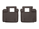 WeatherTech 2014+ Maserati Quattroporte Rear FloorLiner - Cocoa (fits Models w/4 Zone Climate Cntrl)