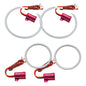 Oracle 03-10 BMW 5 Series LED Headlight Halo Kit - Red