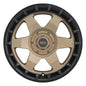 Weld Off-Road Ridge 20x9 - 8x180 BP - ET0 - 124.3mm CB - Satin Bronze Wheel (Black Ring)