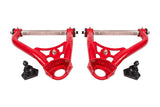 BMR 68-74 Chevrolet Nova Non-Adj. Upper A-Arms w/ STD. Ball Joint (Delrin) - Red