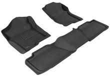 Load image into Gallery viewer, 3D MAXpider 2007-2014 Chevrolet Tahoe Kagu 1st &amp; 2nd Row Floormats - Black