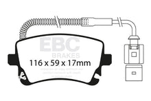 Load image into Gallery viewer, EBC 09-11 Audi A6 Quattro 3.0 Supercharged Greenstuff Rear Brake Pads