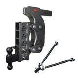 Gen-Y The Boss Torsion-Flex 2.5in Receiver 18in Drop Hitch w/Dual-Ball/Pintle Lock/Stab Kit