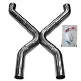 Kooks Universal 3 1/2in Short Turnouts SS 6in Long. Fits 3 1/2in Mufflers