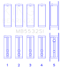 Load image into Gallery viewer, King Engine Bearings Chevrolet 151/153 (Size STD) Main Bearing Set