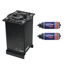 DeatschWerks 3.0L Staged Surge Tank w/ DW420 Fuel Pumps