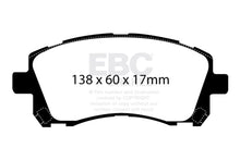 Load image into Gallery viewer, EBC 98-02 Subaru Forester 2.5 Greenstuff Front Brake Pads