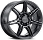 Raceline Apex 18x8 / 5x112/5x120 BP / 40mm Offset / 74.1 Bore - Gloss Black Wheel
