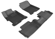 Load image into Gallery viewer, 3D MAXpider 2013-2017 Honda Accord Coupe Kagu 1st &amp; 2nd Row Floormats - Black