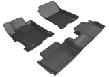3D MAXpider 2013-2017 Honda Accord Coupe Kagu 1st & 2nd Row Floormats - Black