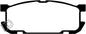 EBC 01-03 Mazda Miata MX5 1.8 (Sports Suspension) Greenstuff Rear Brake Pads