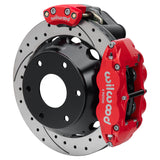 Wilwood kit rear EPB FNSL4R big ford new style 2.50 offset 12.88 rotor 6 lug SRP red