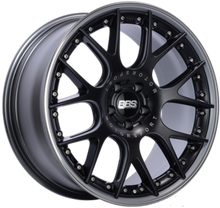 Load image into Gallery viewer, BBS CH-RII 21x9.5 5x112 Satin Black Wheel w/ Polished SS Lip w/ Motorsport Etch